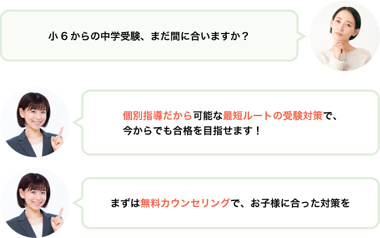小6からの中学受験、まだ間に合いますか?