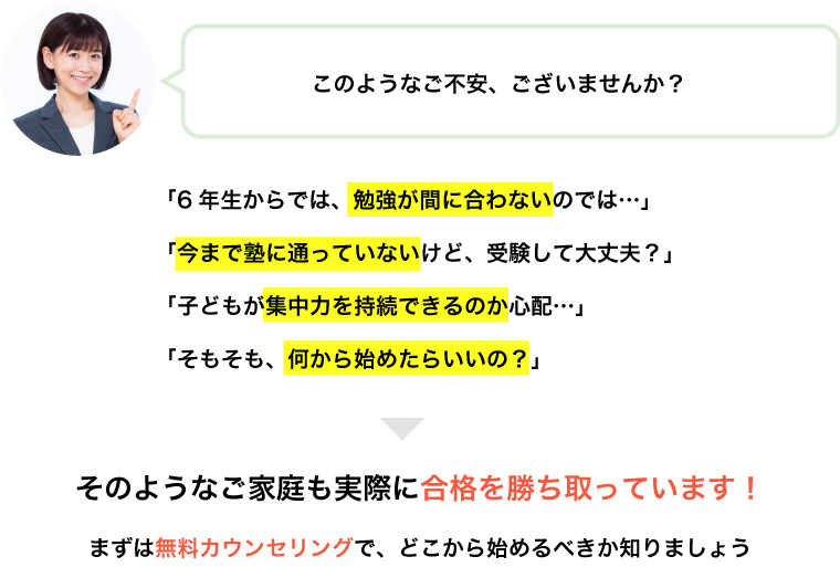 このようなご不安、ございませんか?