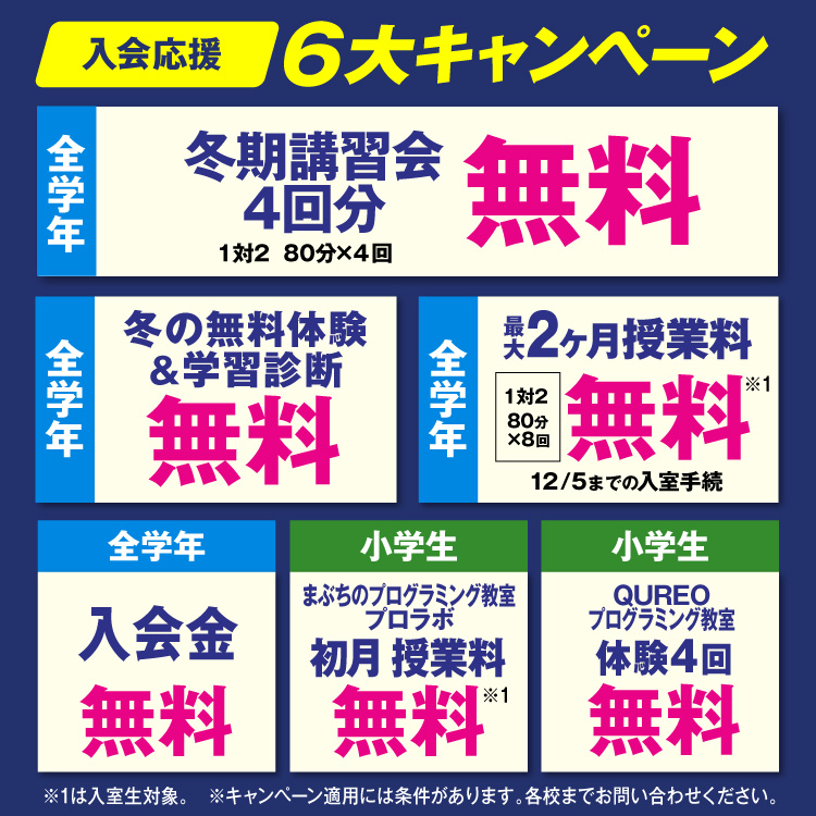 入会応援キャンペーン
